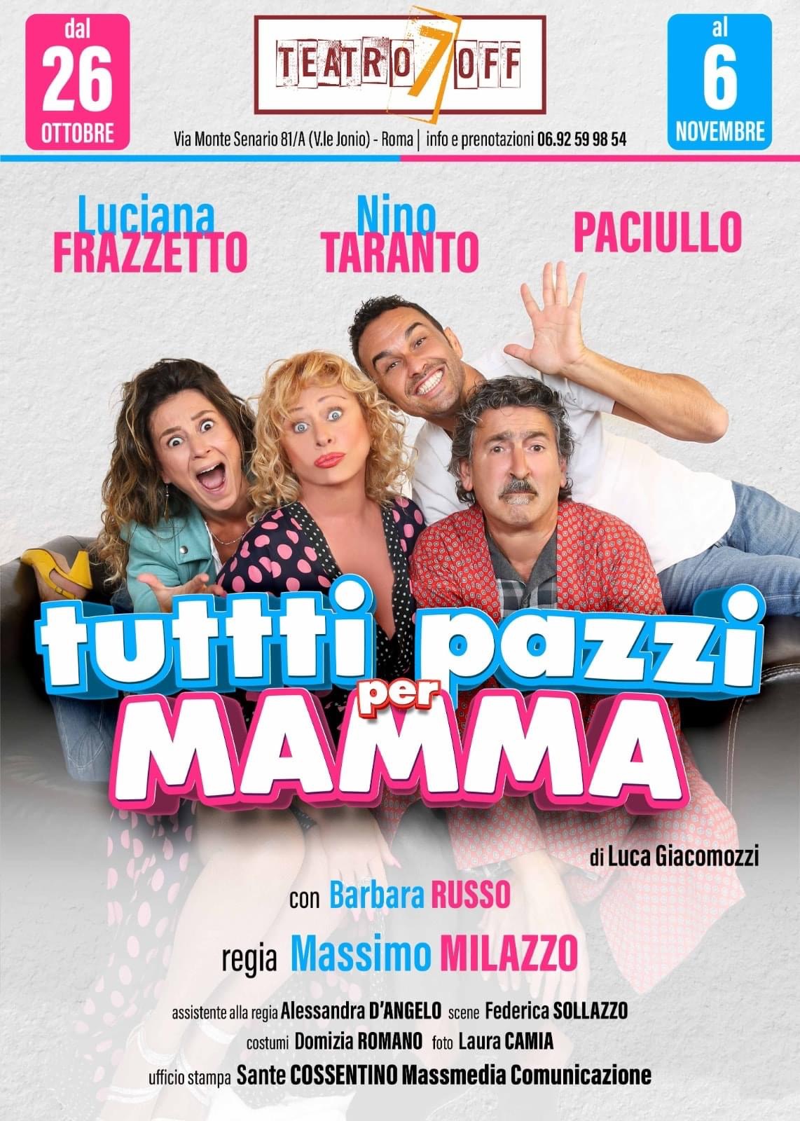 Tutti pazzi per Mamma: una chiacchierata con  la protagonista  Luciana Frazzetto